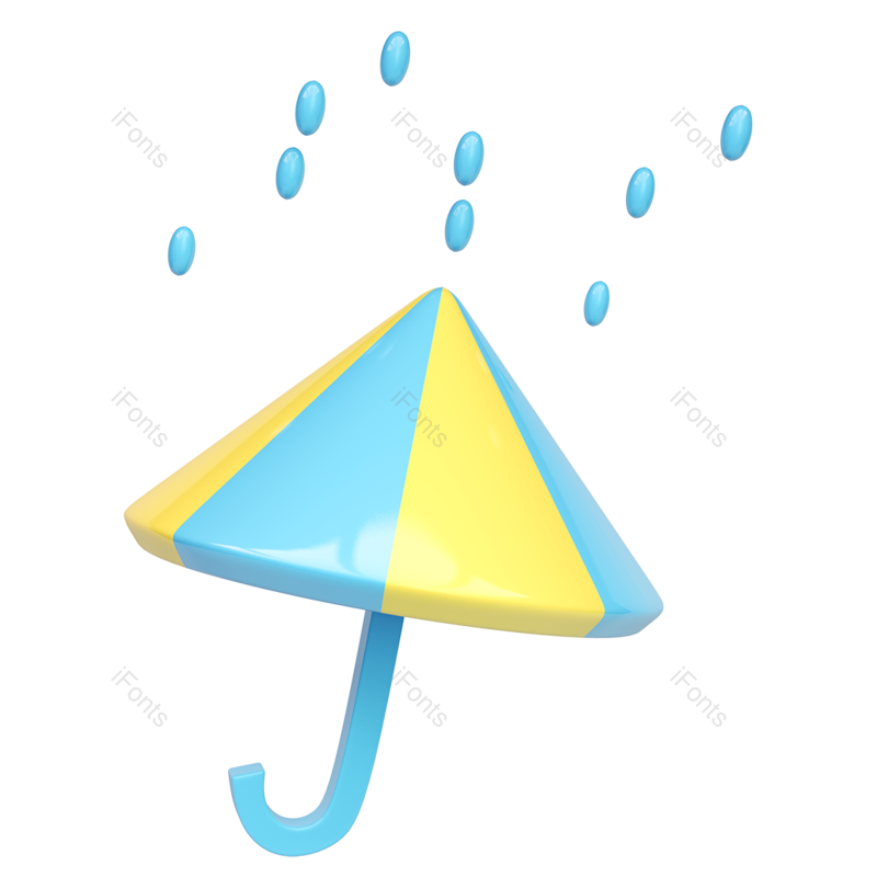 雨伞图片,雨水元素,雨滴PNG,春天免抠素材